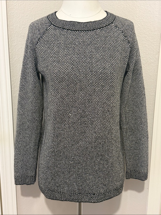Theory Sweaters - Theory 100% Cashmere Textured Marled Crewneck SweaterClassic Mid Length